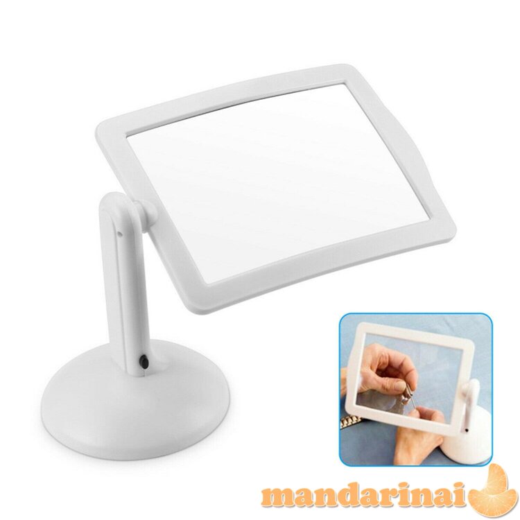 Didinamasis stiklas su stovu ir LED apšvietimu