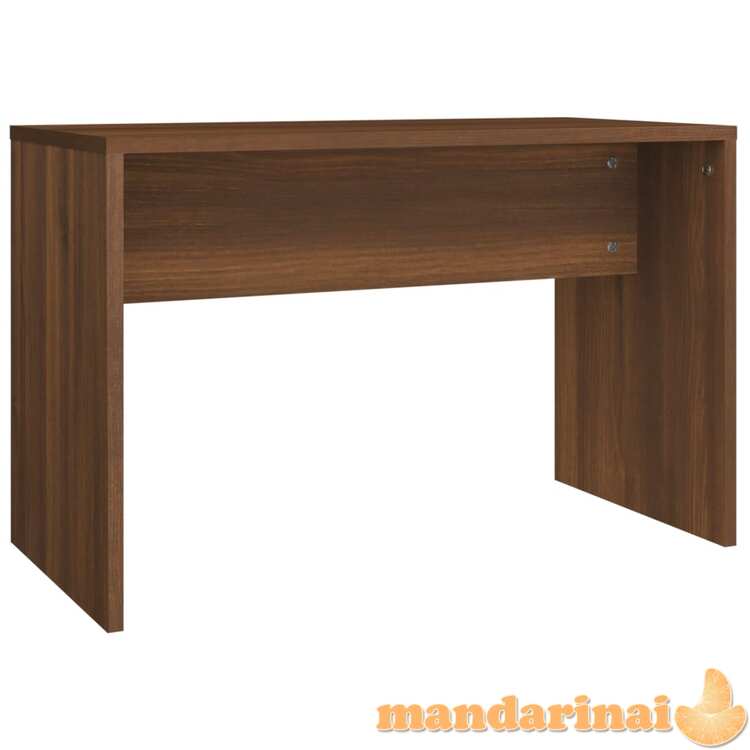 Kosmetinio staliuko kėdutė, ruda ąžuolo, 70x35x45cm, mediena
