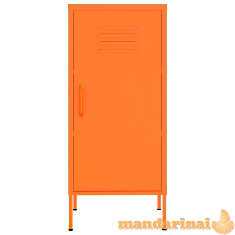 Sandėliavimo spintelė, oranžinė, 42,5x35x101,5cm, plienas