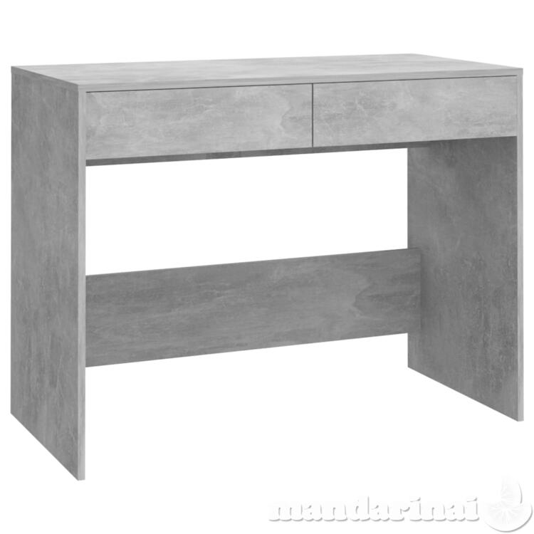 Rašomasis stalas, betono pilkos spalvos, 101x50x76,5cm, mdp