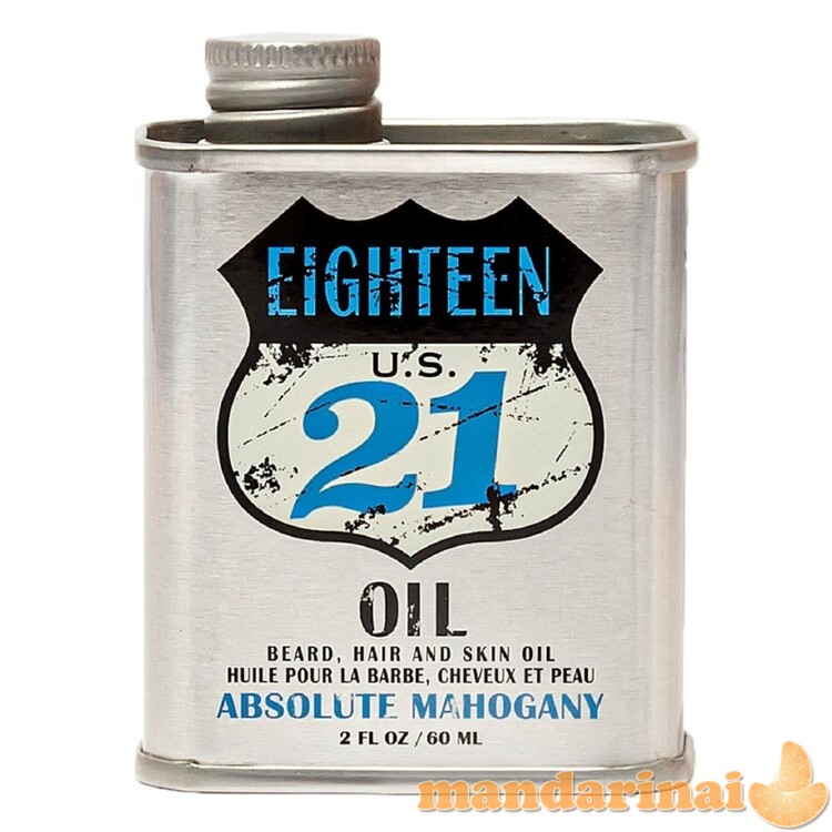 Aliejus barzdai, plaukams ir odai Absolute Mahogany, 60 ml 