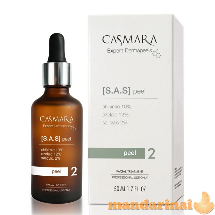 Rūgštis Dermapeel procedūrai 2 žingsnis SAS Peel, 50ml 
