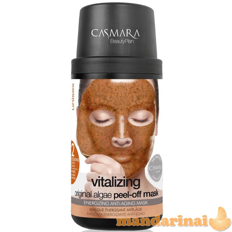 Alginatinė, skaistinanti veido kaukė, 2 kartams 