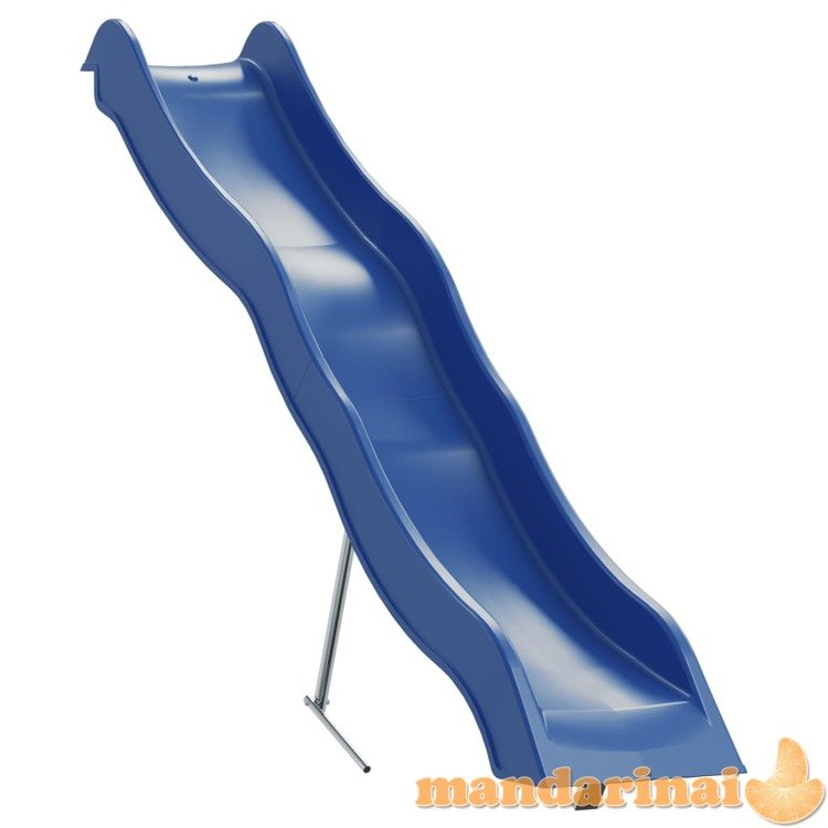 Žaidimų aikštelės čiuožykla, mėlyna, 210x40cm, polipropilenas