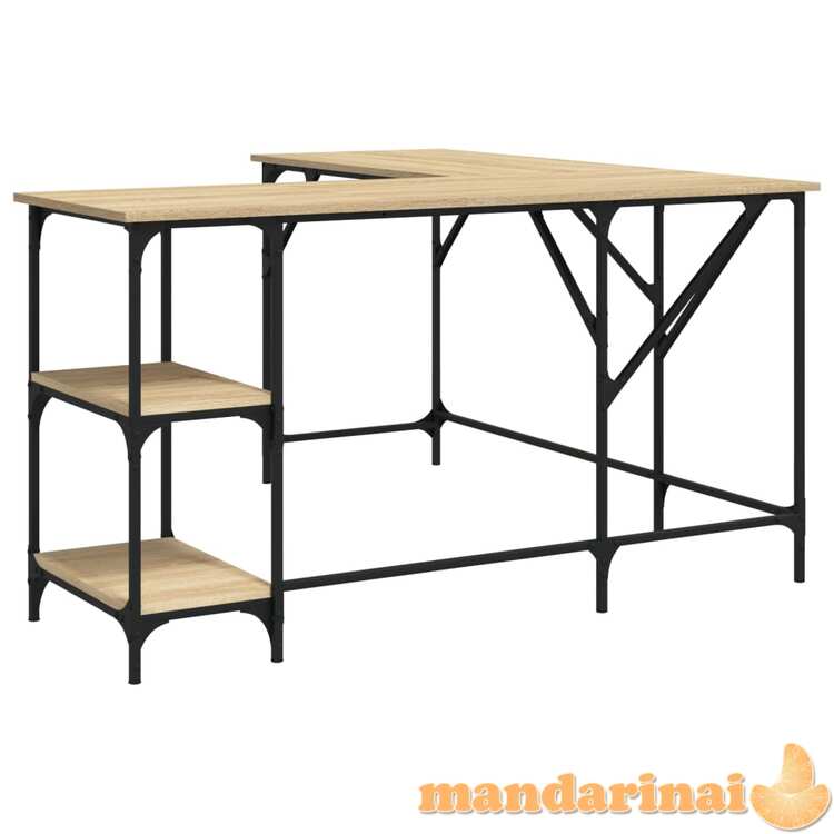 Rašomasis stalas, ąžuolo, 139x139x75cm, apdirbta mediena