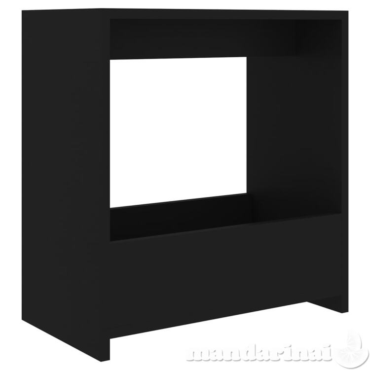 Šoninis staliukas, juodos spalvos, 50x26x50cm, mdp