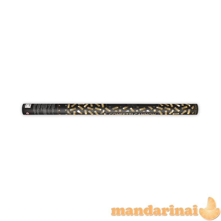 Confetti cannon, gold, 80cm 2