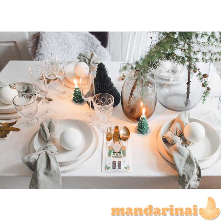 Cutlery bag Nutcracker, 10x20 cm, mix (1 pkt / 6 pc.) 4