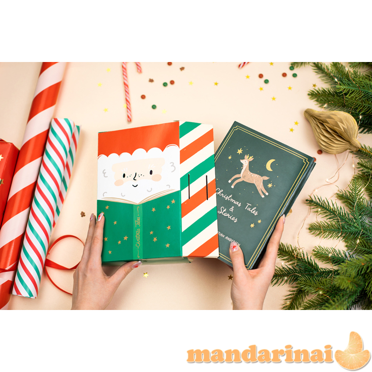 Gift box Santa, 6x22.5x15 cm, mix 5