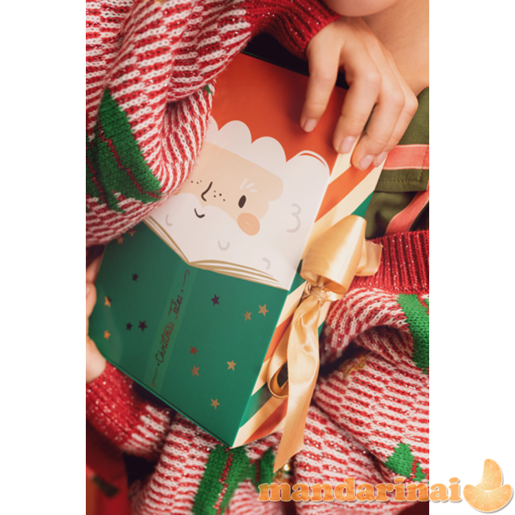Gift box Santa, 6x22.5x15 cm, mix 3