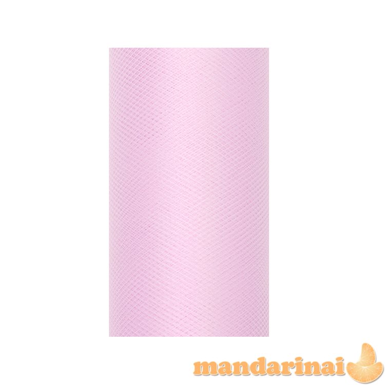 Tulle Plain, light pink, 0.15 x 9m (1 pc. / 9 lm)