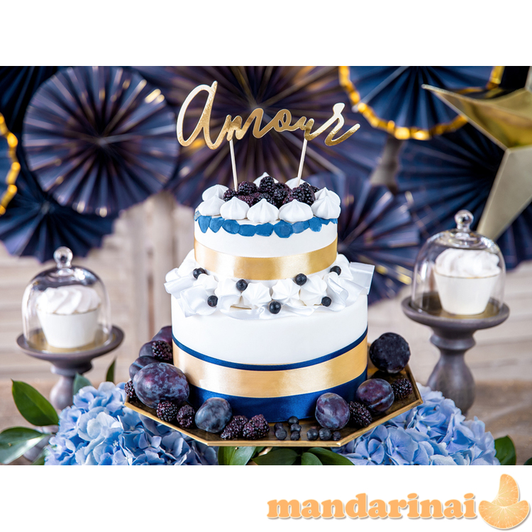 Satin Ribbon, royal blue, 38mm/25m 1