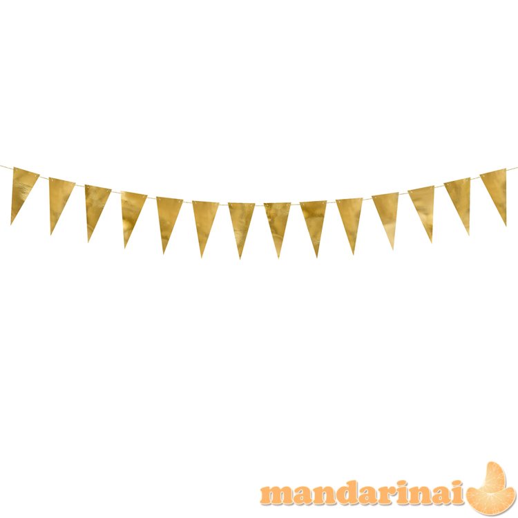 Bunting, gold, 2.15 m