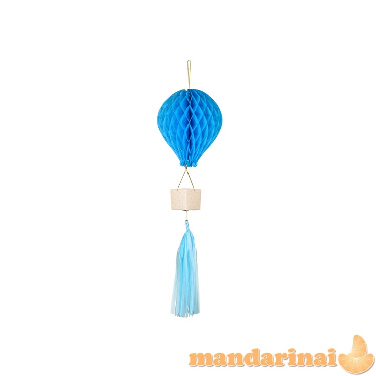 Honeycomb Air balloon, blue
