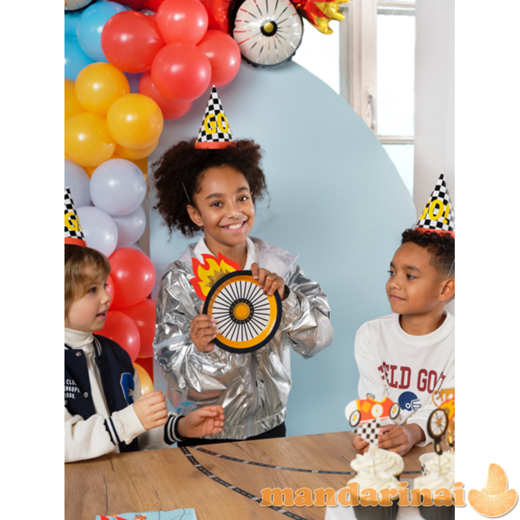 Cupcake toppers - Cars, 12 cm (1 pkt / 4 pc.)