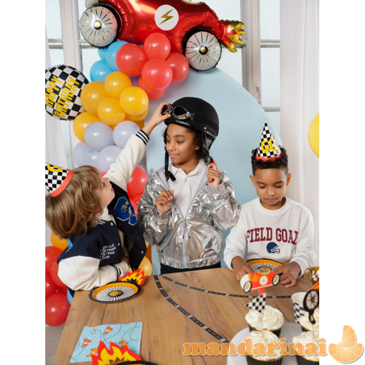 Cupcake toppers - Cars, 12 cm (1 pkt / 4 pc.)