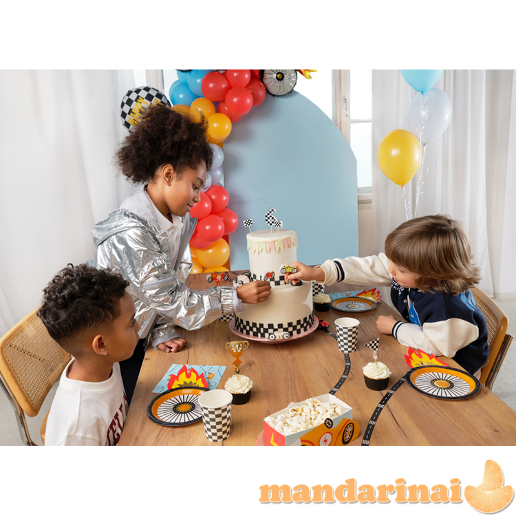 Cupcake toppers - Cars, 12 cm (1 pkt / 4 pc.)