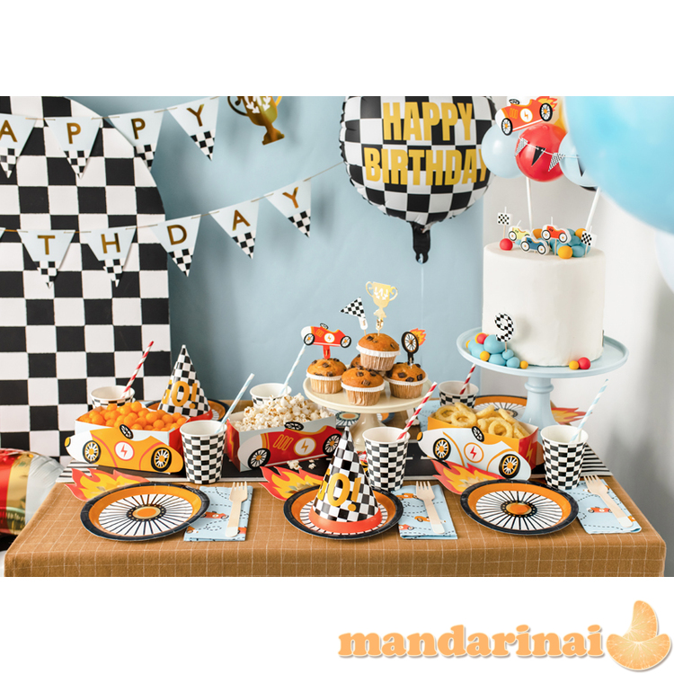 Cupcake toppers - Cars, 12 cm (1 pkt / 4 pc.)