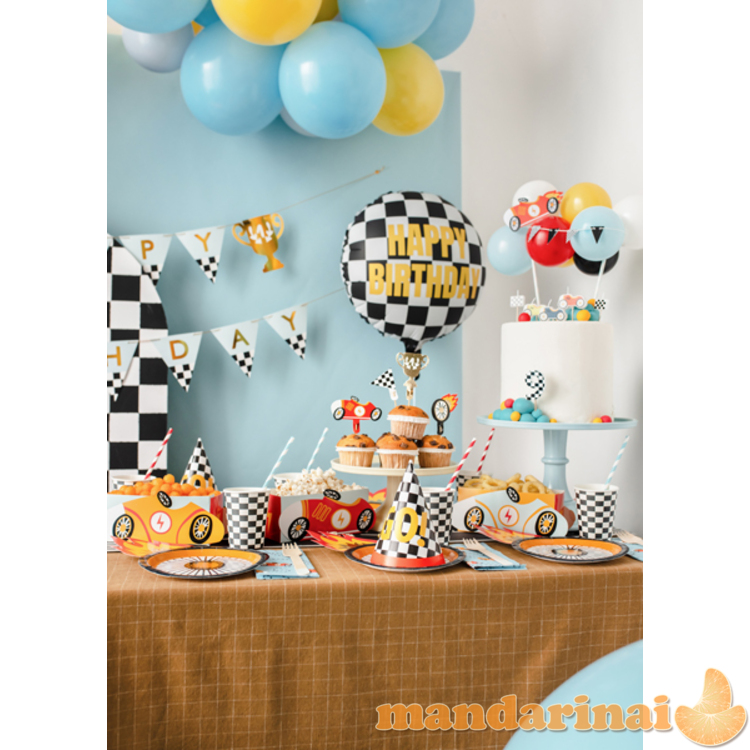 Cupcake toppers - Cars, 12 cm (1 pkt / 4 pc.)