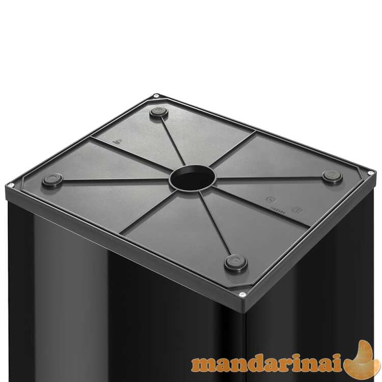 Hailo Šiukšliadėžė big-box swing, juodos spalvos, 52l, xl dydžio