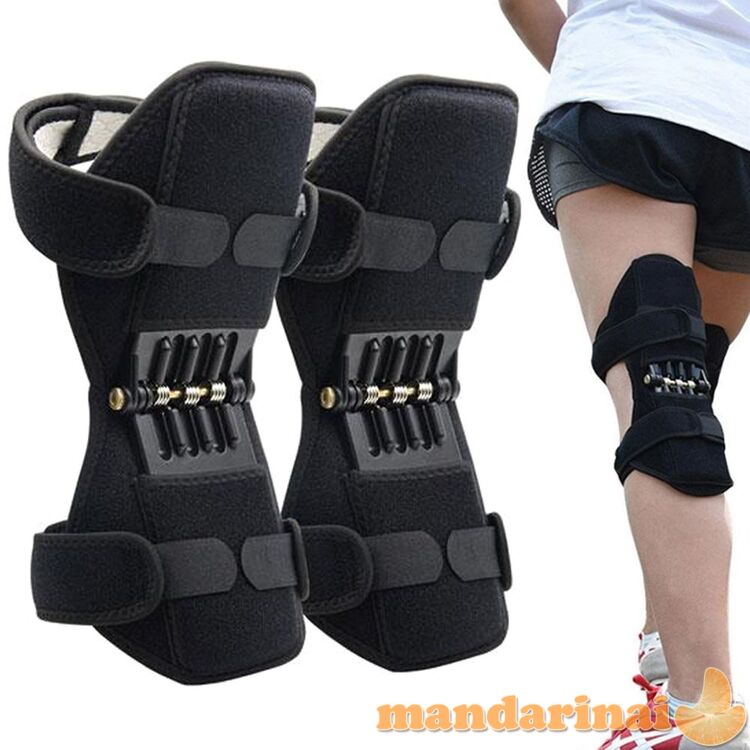 Kelio sąnario įtvaras su lankstais