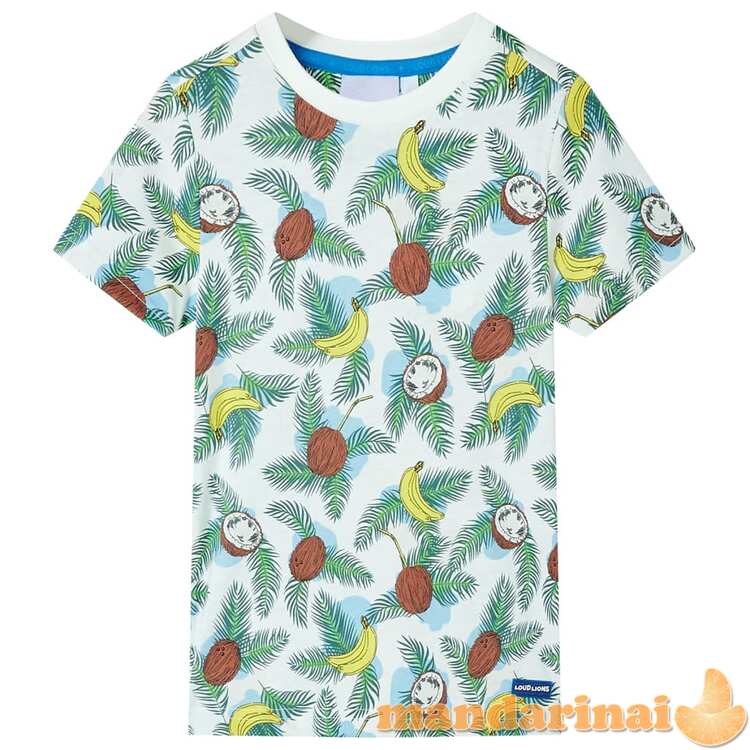 Vaikiški marškinėliai trumpomis rankovėmis, įvairių spalvų, 104 dydžio
