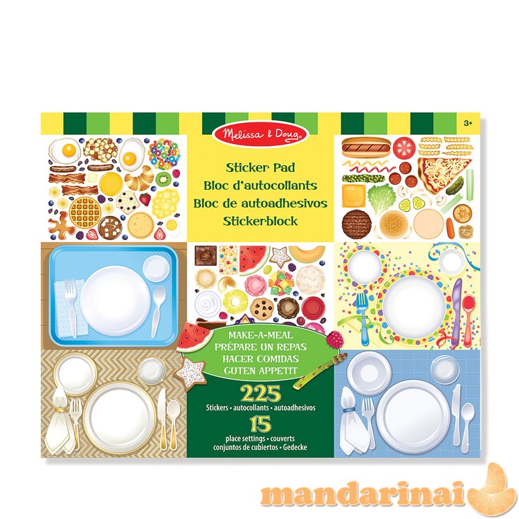 MELISSA & DOUG Sticker Pad Make-a-Meal