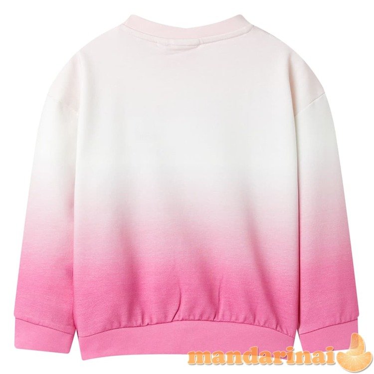 Vaikiškas sportinis megztinis, šviesiai rožinės spalvos, 104 dydžio