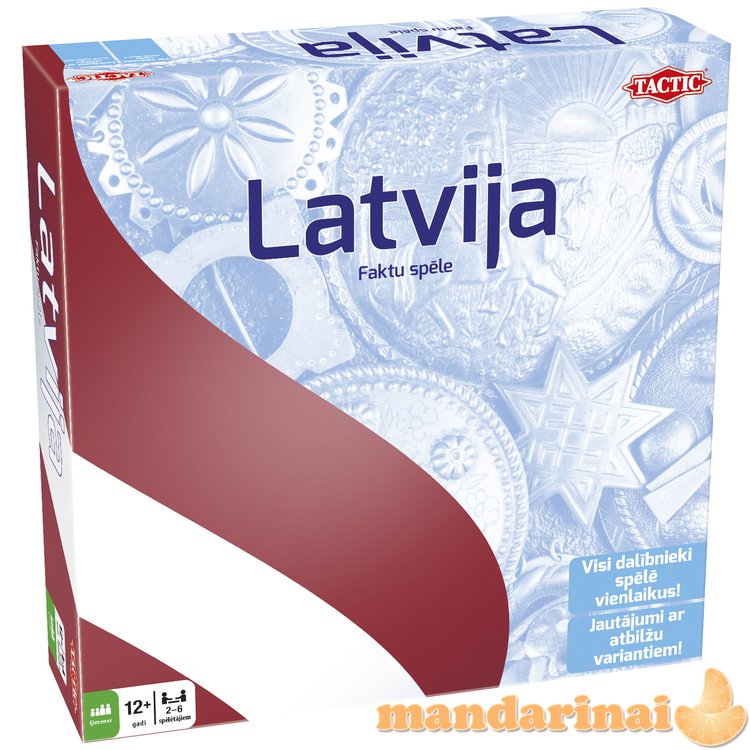 TACTIC Board Game  Latvia  (in Latvian lang.)
