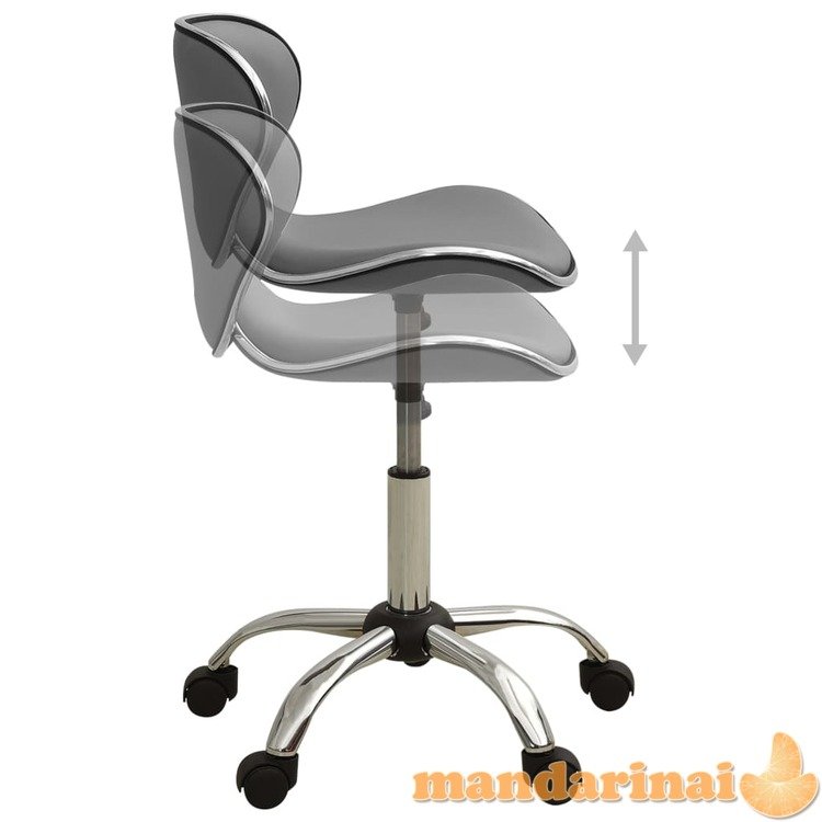 Spa salono kėdė, pilkos spalvos, dirbtinė oda