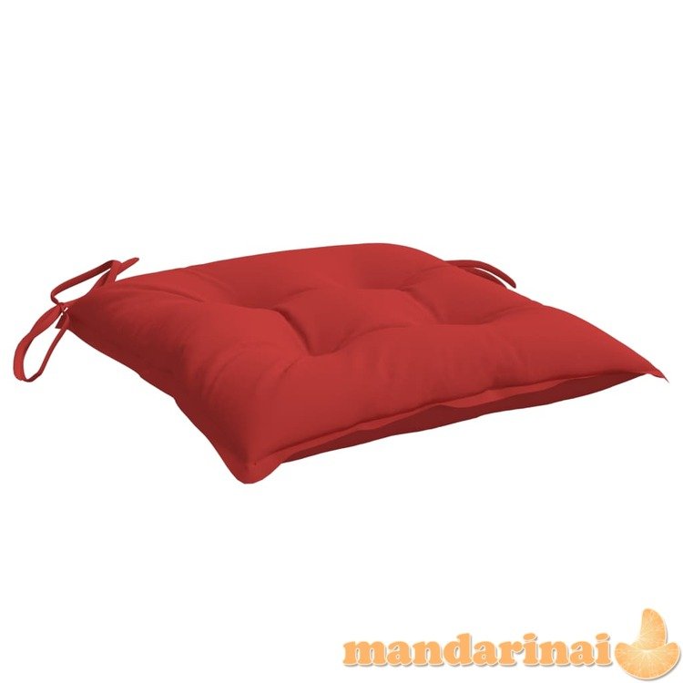 Palečių pagalvėlės, 6vnt., raudonos, 50x50x7cm, audinys