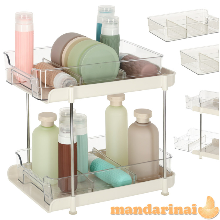 Dviejų pakopų rašomasis stalas virtuvės vonios kambariui akrilas