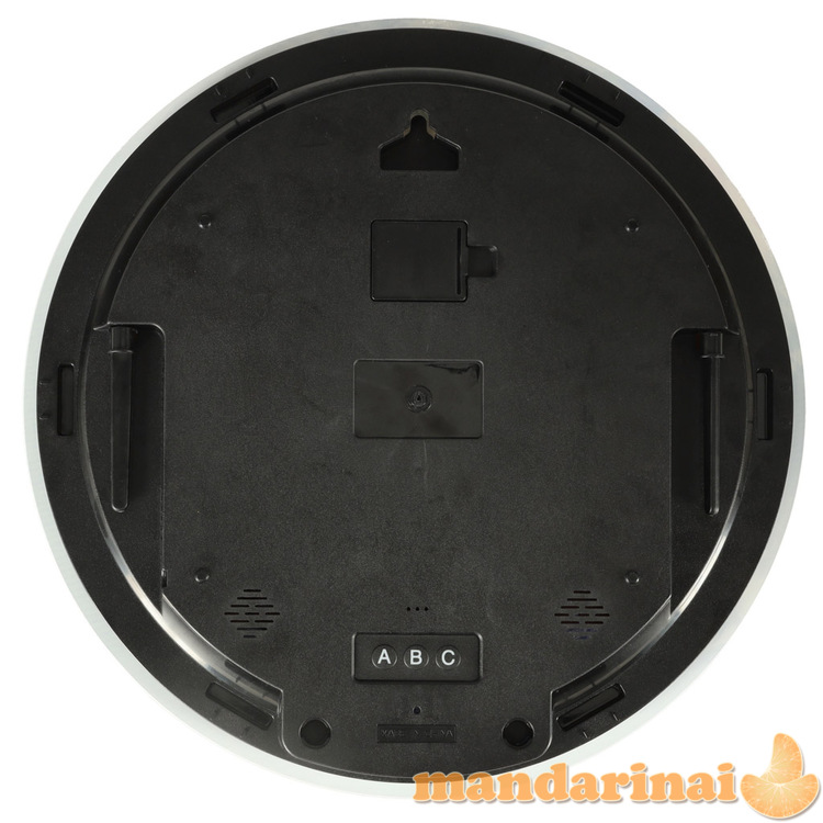 Sieninis laikrodis planeta mėnulis pilkas 32cm 4