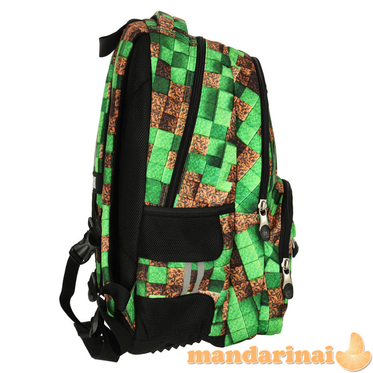 „Stright Pixel Cubes“ mokyklinė kuprinė