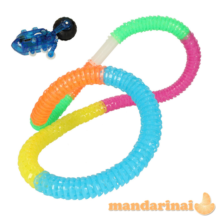 Ilgas vamzdis su greitu automobiliu 210 elementų 2