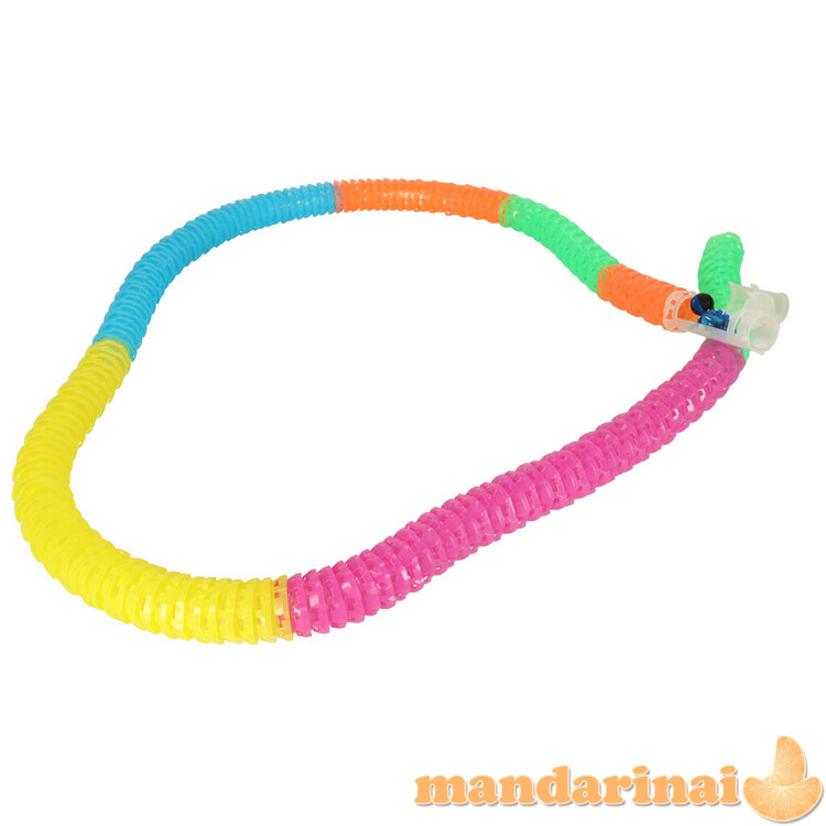 Ilgas vamzdis su greitu automobiliu 210 elementų 4