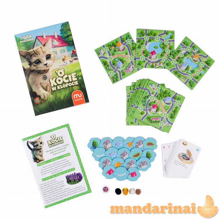 MUDUKO Apie į bėdą patekusią katę šeimos žaidimas 8+ 2