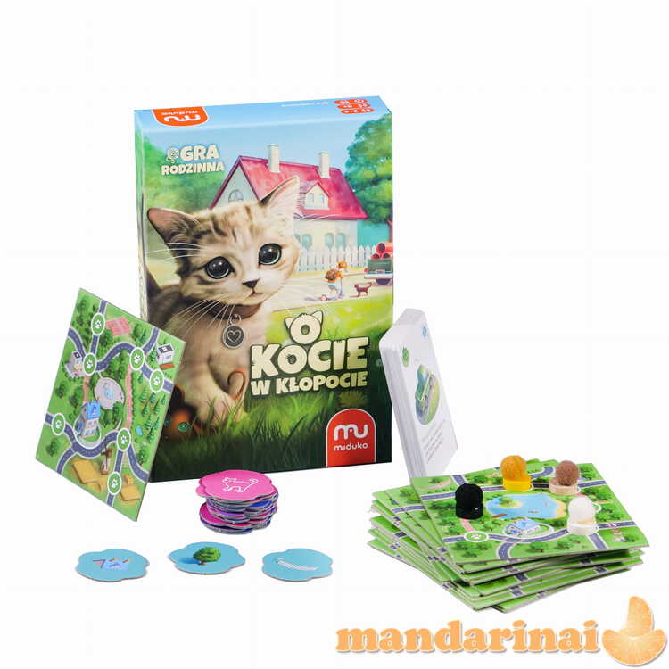 MUDUKO Apie į bėdą patekusią katę šeimos žaidimas 8+ 3