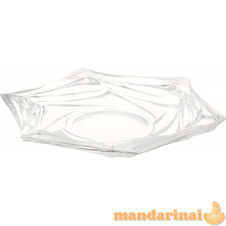 Lėkštė serviravimui stikl. 32cm Twist Crystal