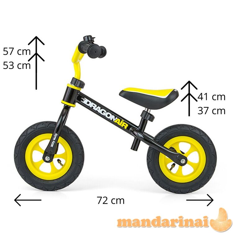 Milly Mally Walking Bike Dragon Air Black