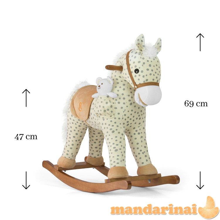 Milly Mally supamasis arklys ponis pilkas taškas