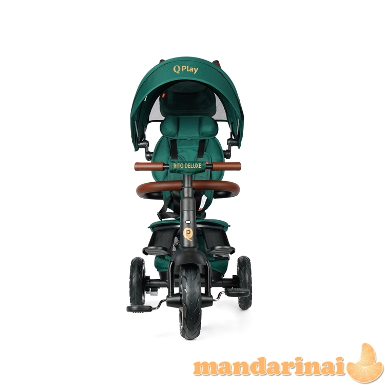 Qplay Rito Deluxe guminis žalias triratis