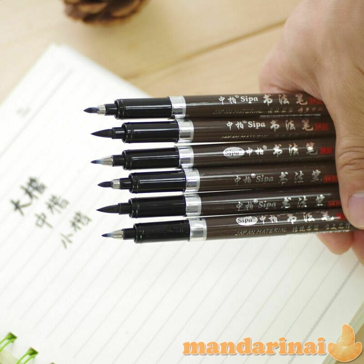 3 pločių markerių rinkinys kaligrafijai 