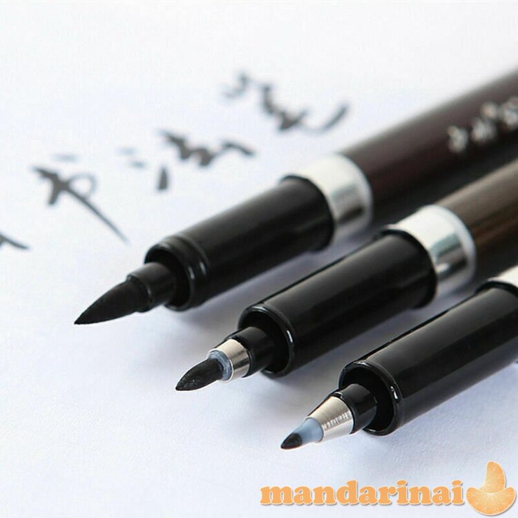 3 pločių markerių rinkinys kaligrafijai 