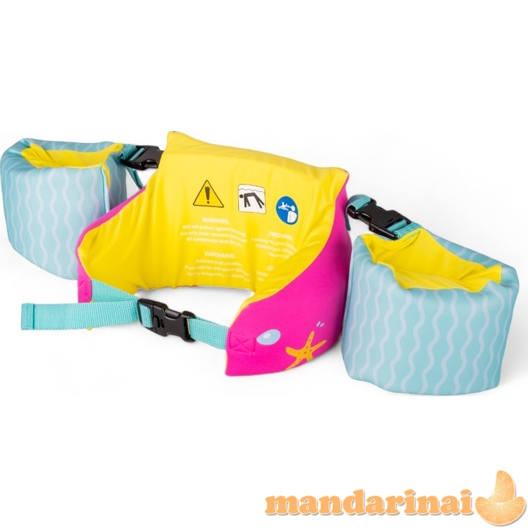 Vaikų baseino plūduriavimo liemenė  2-in-1  su vandens sparnais inSPORTline Banarito