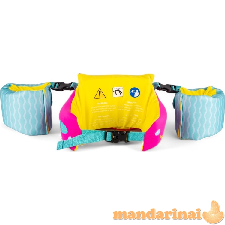 Vaikų baseino plūduriavimo liemenė  2-in-1  su vandens sparnais inSPORTline Banarito