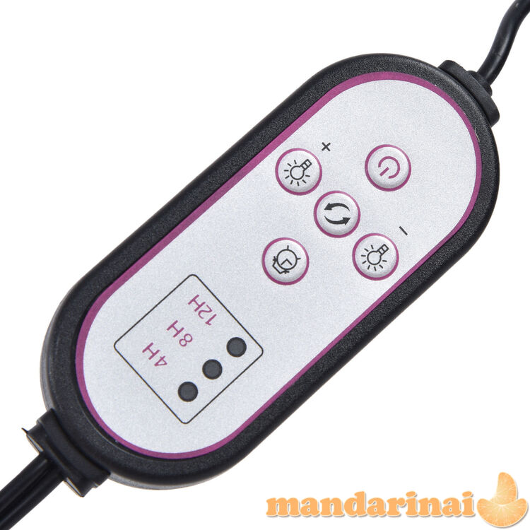 Programuojamas šviestuvas augalams su stovu ir nuotoliniu valdymu