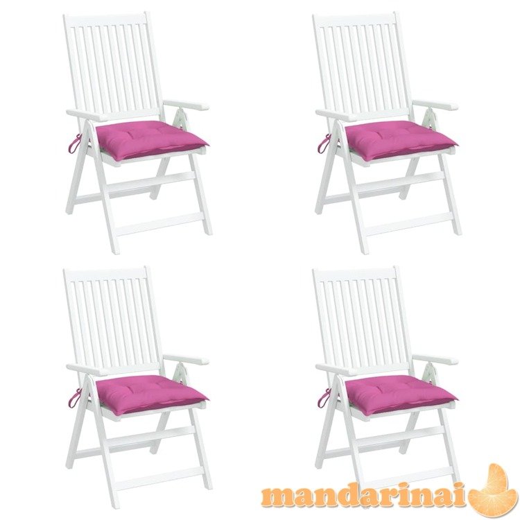 Kėdės pagalvėlės, 4vnt., rožinės spalvos, 50x50x7cm, audinys