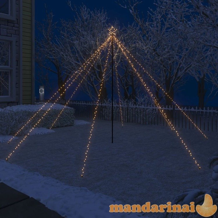 Kalėdų eglutės girlianda-krioklys, 576 led lemputės, 3,6m