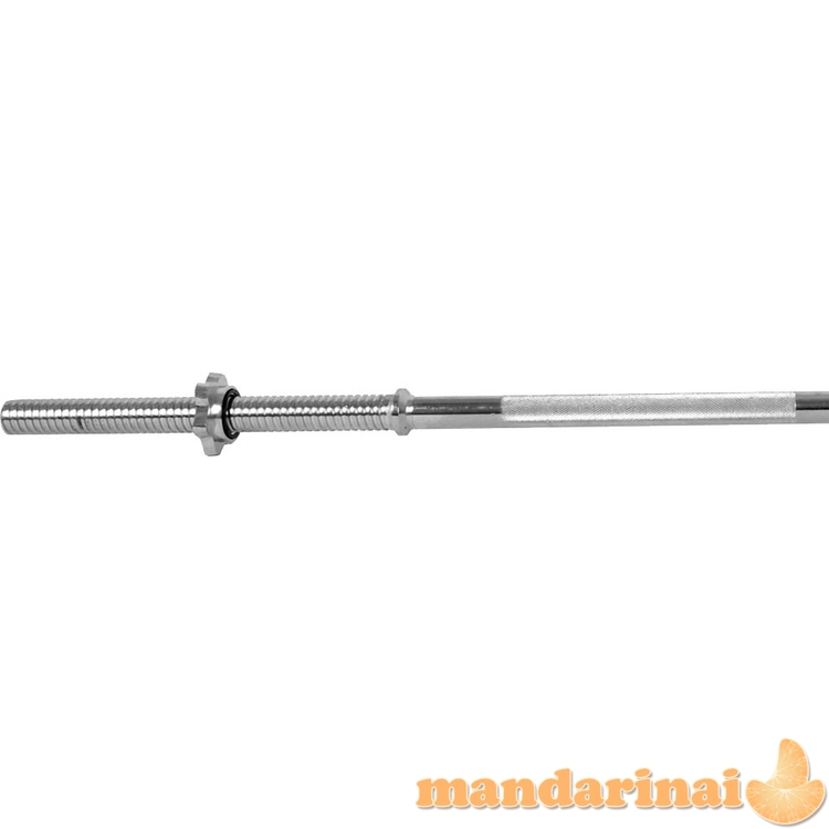 30mm grifas su užraktais inSPORTline RB-86T 220cm (apkrova iki 300kg)